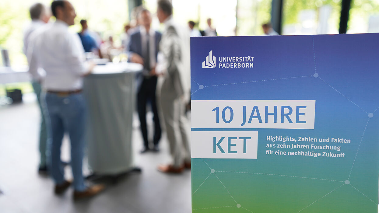 Foto (Universität Paderborn, Jennifer Strube): Anfang Juli feierte das KET zehnjähriges Bestehen.